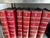 Red 1897-1925 : King George III & Churchill Original Satire: The London Charivari - Punch Almanack Annual : 22 Leather-Bound Volumes For Sale - Image 8 of 10