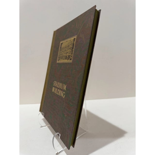 Illustration 1920s Stadium Building Limited Edition Book in Slipcase 11.3x8.6 For Sale - Image 3 of 9