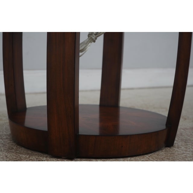 Brown Pair of Wildwood Biltmore Lamps on Tables (Attached) For Sale - Image 8 of 16
