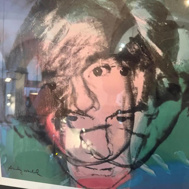 21st Century Pop Art Framed Self Portrait 1/500 Lithography by Andy Warhol For Sale - Image 11 of 13