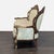 Rococo Hausske-Harlen 1981 Rococo Revival Carved Wood & Gilt Triple-Back Loveseat For Sale - Image 3 of 8