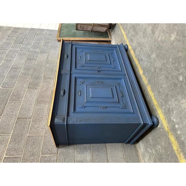 Wood Late 19th Century Solid Mahogany Cabinet For Sale - Image 7 of 16