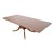 Baker Furniture Style Georgian Banded Mahogany Pedestal Extension Dining Table, Newly Refinished For Sale