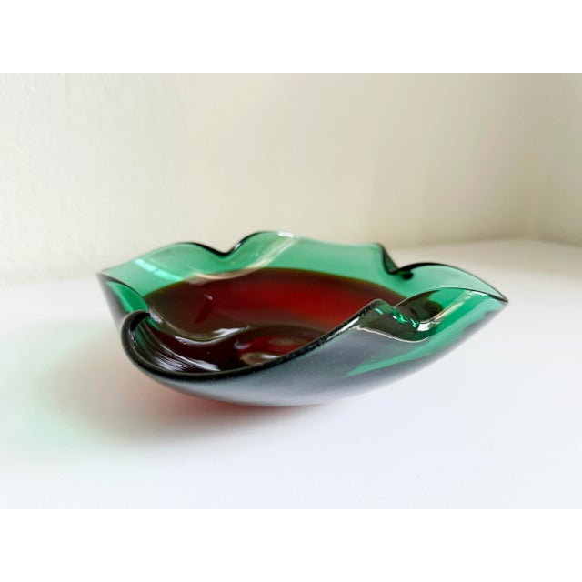 1960s 1960s Murano Bowl, Flavio Poli Attributed For Sale - Image 5 of 9