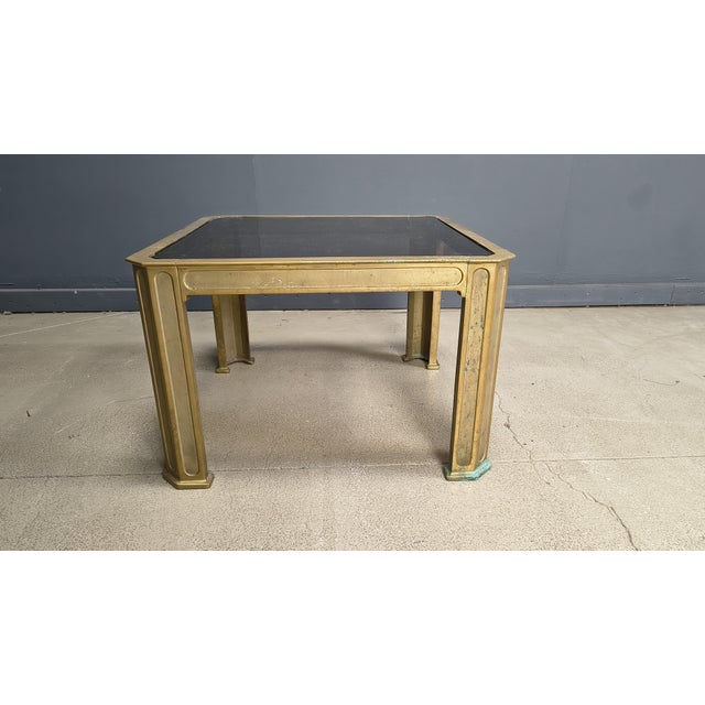Brutalist Cast Bronze Side Tables from Peter Van Heeck, 1970s For Sale - Image 12 of 12