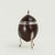 1900 - 1909 Antique Anglo Indian Coconut Shell Box on Legs For Sale - Image 5 of 12