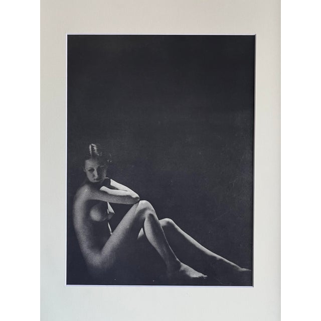 An original 1930s vintage nude female photogravure by John Everard. image of a beautiful nude model. Everard (born Edward...