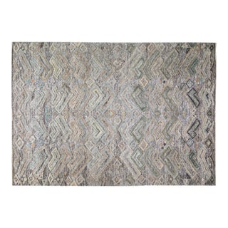 Moroccan Sheba Hand Knotted Wool Rug, 8'4''x10' For Sale