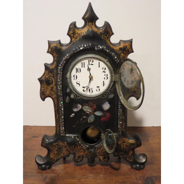 Antique Cast Iron Clock Chairish