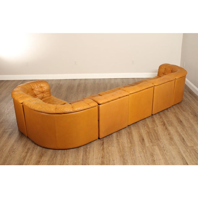 DeSede Six-Piece Patchwork Leather Sectional Sofa For Sale - Image 11 of 12
