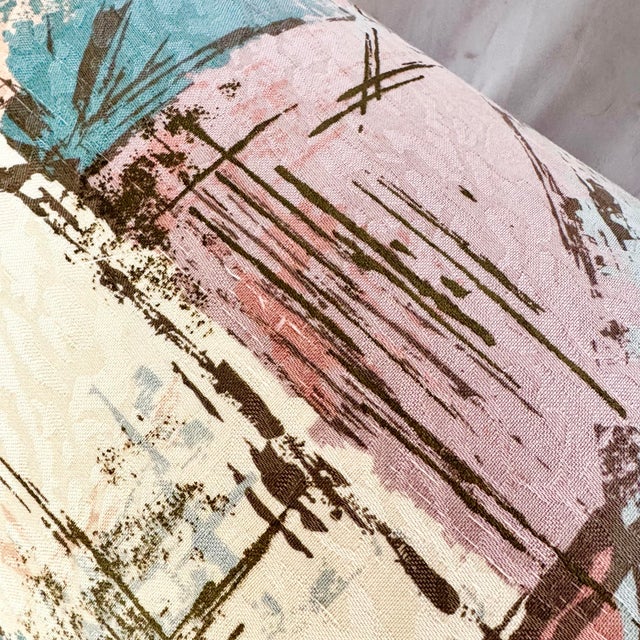 Postmodern Sculpted Upholstered Flared Lounge Chairs For Sale - Image 10 of 10