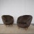 Mid-Century Modern Set of Armchairs attributed to Gio Ponti, 1950s For Sale - Image 3 of 8