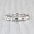 0.61ctw Diamond Wedding Anniversary Band 14k White Gold Stackable Sz 8-8.25 Ring For Sale - Image 4 of 8
