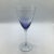 Vintage Tall Blue Fade Crystal Wine/Water Glasses- Set of 4 For Sale - Image 4 of 13