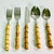 Late 20th Century Chinoiserie Coastal Bamboo 18/8 Stainless Flatware Service for 10 - 50 Pieces For Sale - Image 13 of 13