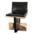 "Diamante" Chair With Bronze, Stainless Steel and Tailor Made Leather For Sale In Los Angeles - Image 6 of 6