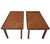 Magnificent and rare pair of Mid-Century Modern side tables. Striking Dutch design from the 1960s. Solid wenge base with...
