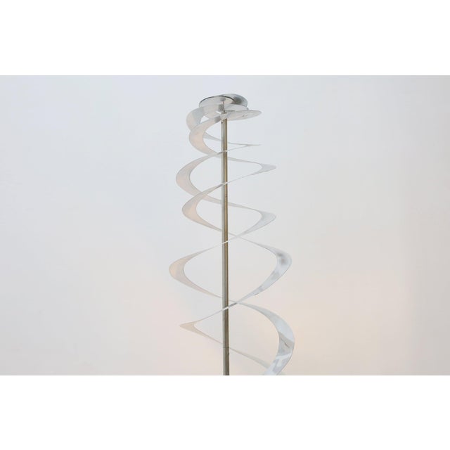 Kinetic Spiral Light Sculpture by Werner Epstein, 1972 For Sale - Image 4 of 12