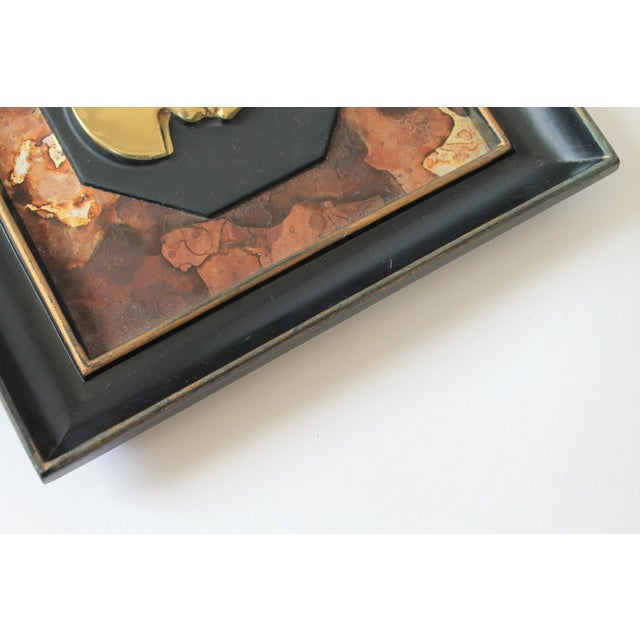 Framed Vintage Silhouette Art Pieces - A Pair For Sale - Image 9 of 12