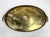 Metal Vintage Faux Bamboo Brass Oval Tray For Sale - Image 7 of 7