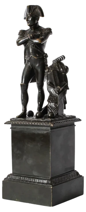 19th Century Napoleon Bonaparte Library Bronze Sculpture