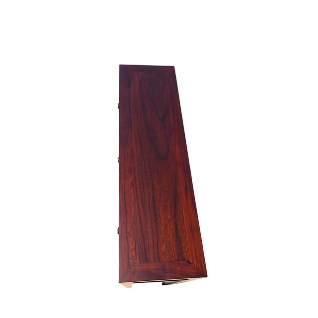 Late 19th Century Vintage Elm 3-Drawer Console Table For Sale - Image 5 of 5