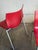 Philippe Starck Red Stacking Chairs Set of 6 Molded Plastic and Aluminum 1990s For Sale - Image 13 of 14