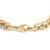Contemporary Gold Vermeil Plated Sterling Silver 1/7 Cttw Diamond Panther Link Bracelet For Sale - Image 3 of 4