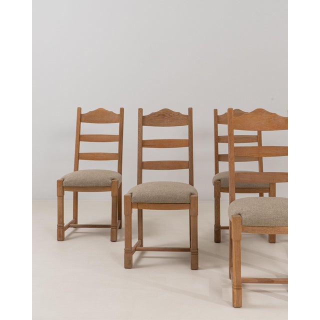 Wood 19th Century France Antique White Wood Dining Chair For Sale - Image 7 of 11
