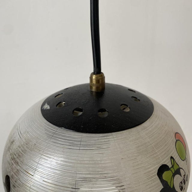 Ceiling Light with Walt Disney Motifs of Minnie and Mickey, 1950s For Sale - Image 11 of 15