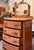 Late 19th Century American Antique Golden Oak Dressing Chest With Shaving Mirror c.1880 For Sale - Image 5 of 10