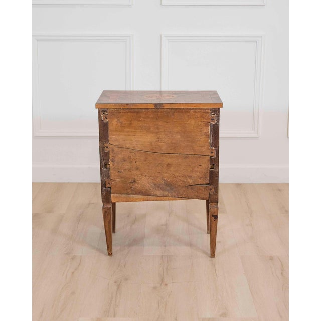 19th Century Walnut Bedside Table/nightstand, Louis XVI Style For Sale - Image 11 of 11