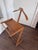 Brown Mid-Century Modernist Wooden Zigzag Valet Stand from Opal, 1950s For Sale - Image 8 of 12