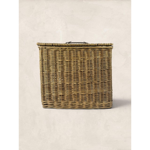 Vintage English Coracle Picnic Basket For Sale - Image 4 of 8
