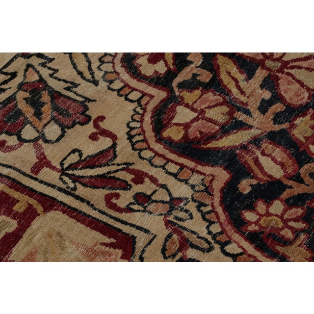 Antique Persian Kerman Lavar Rug, With Floral Patterns, From Rug & Kilim For Sale In New York - Image 6 of 8