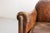 Brown Vintage Art Deco Chair in Leather Skai and Studs, 1920 For Sale - Image 8 of 14
