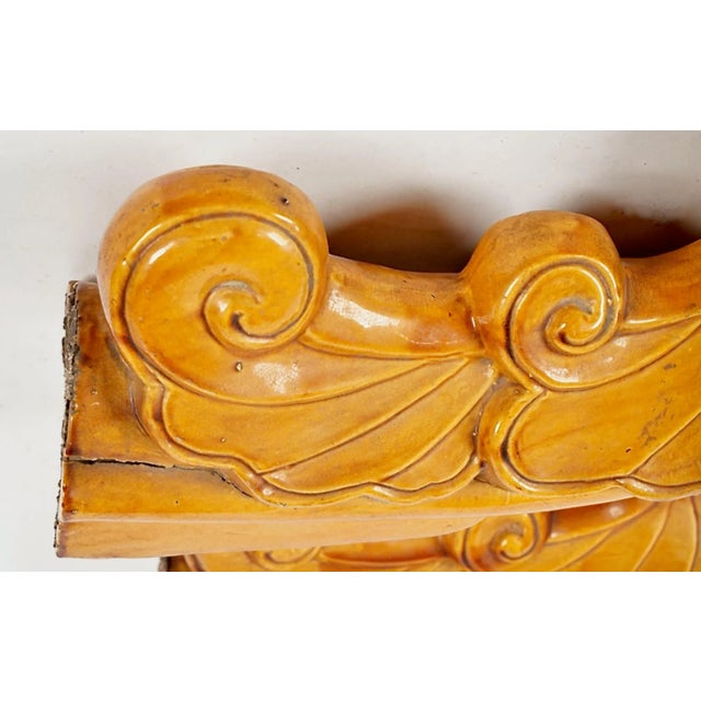 Antique Chinese or Thai Roof Tiles For Sale - Image 10 of 12