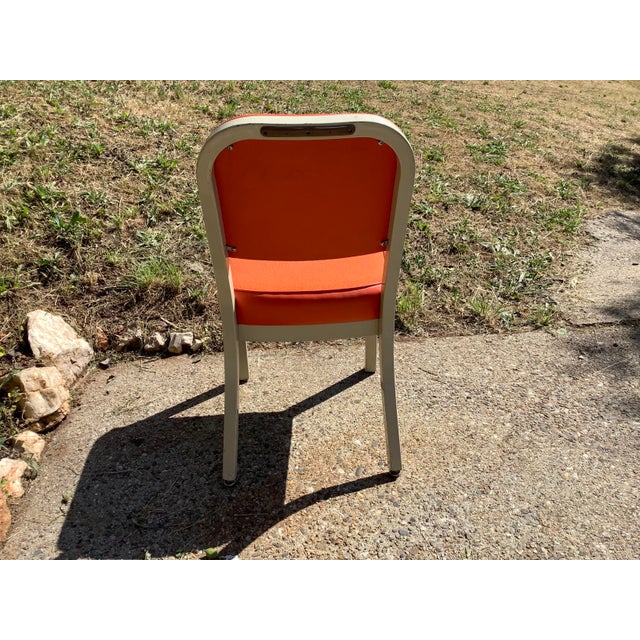 Harter Furniture Company 1970s Vintage Burnt Orange Steel Office Chair by Harter Corporation For Sale - Image 4 of 12