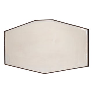 Vintage Oak Framed Mirror, 1930s For Sale