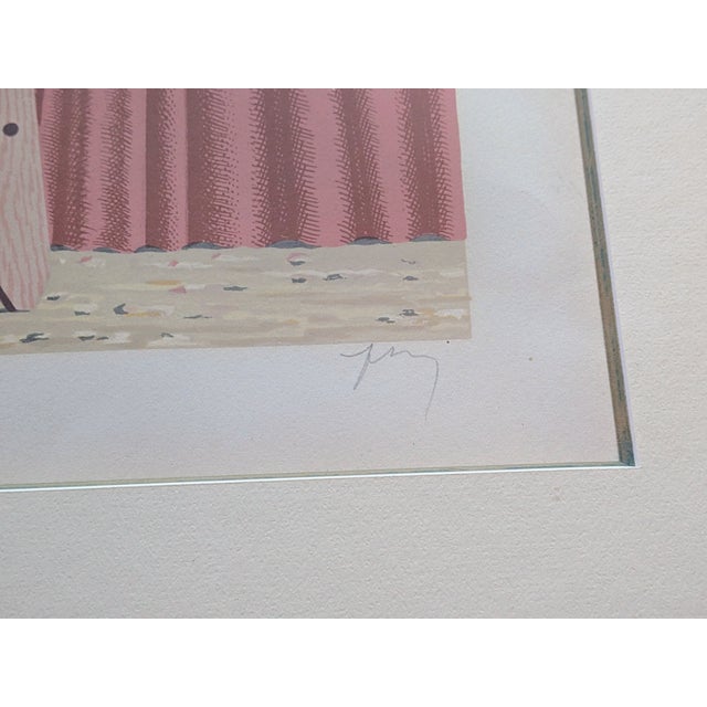 1960s Fernand Mourlot, Rene Magritte, La Belle Captive, 1965, Lithograph, Framed For Sale - Image 5 of 10