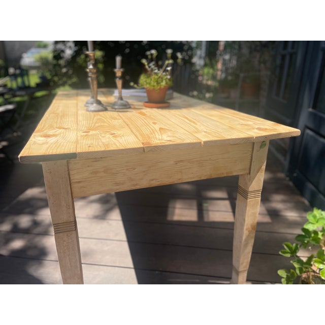 Antique Table in Fir, 1890s For Sale - Image 6 of 18