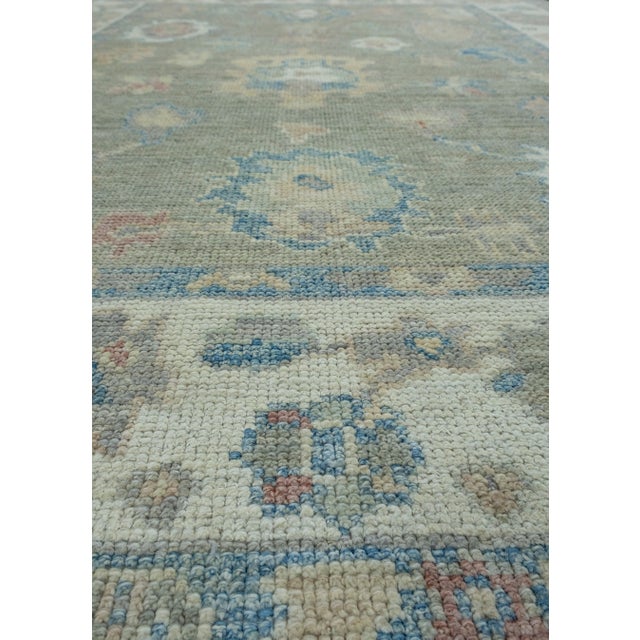 Early 21st Century Turkish Oushak Rug 5'1" x 7' #17894 For Sale - Image 5 of 8