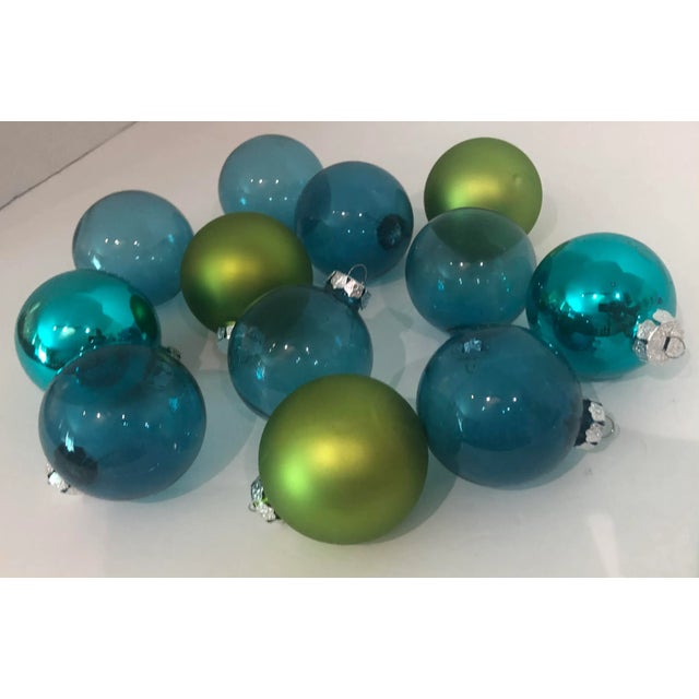 Modern Vintage Christmas Decoration Balls - Set of 12 For Sale - Image 3 of 10