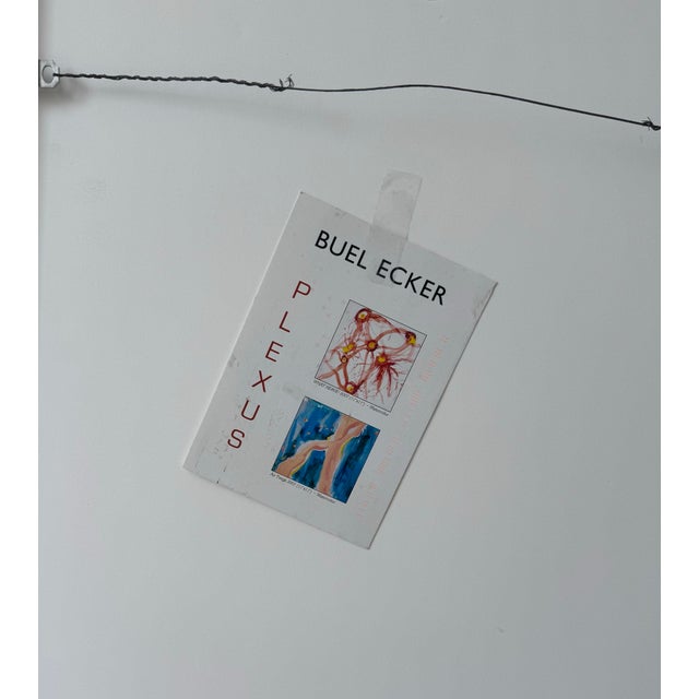 Large Abstract Watercolor Triptych Blue Green Coastal Wall Art Modern Framed For Sale - Image 12 of 12