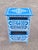 Hand‑Painted Moroccan Nightstand / Blue and White Zoua9 Woodwork For Sale - Image 4 of 7