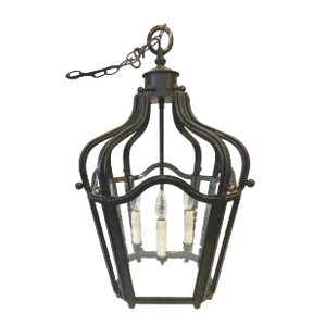 1980s Large Iron Lantern