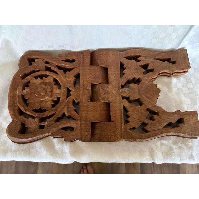 Mid 20th C Hand Carved Book Stand For Sale - Image 15 of 15
