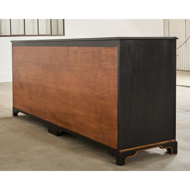 Nancy Corzine Chinoiserie Marble Top Sideboard Dresser Server For Sale - Image 18 of 18