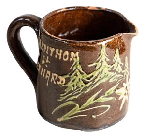 19th Century French Savoyard Souvenir Pitcher – Menthon-Saint-Bernard