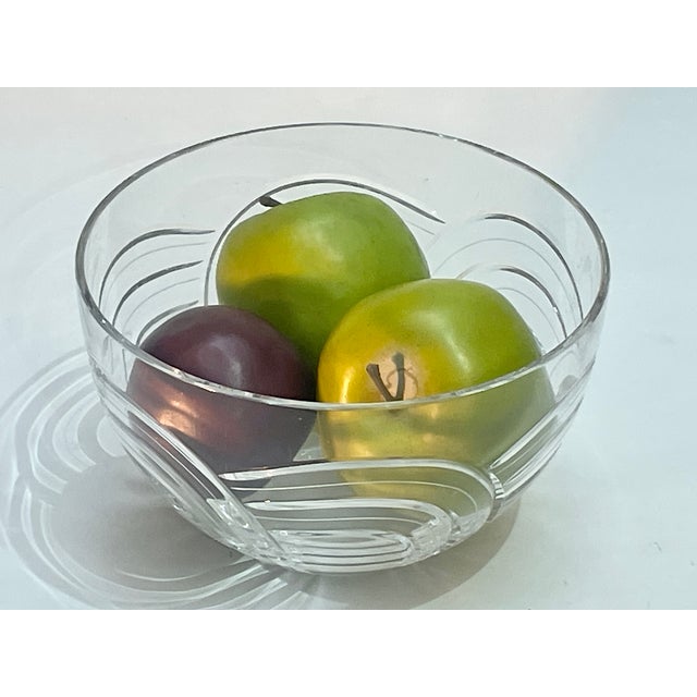 Crafted from heavy, high-quality leaded crystal (known for its superb clarity and brilliance), the substantial Rogaska...